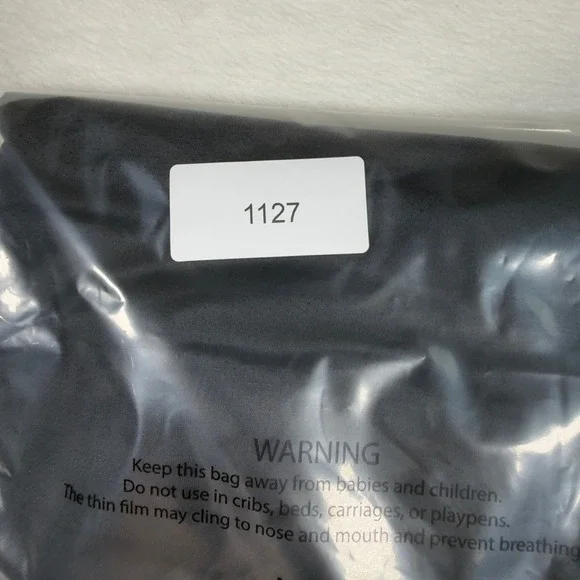 Nike Dri‎ Fit Mens Athletic T Shirt Black Short Sleeve Athletic TEE Size L - Picture 6 of 6